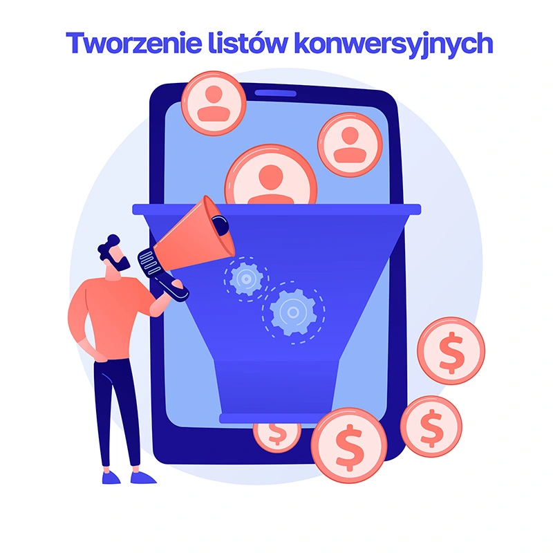 Tworzenie listów konwersyjnych